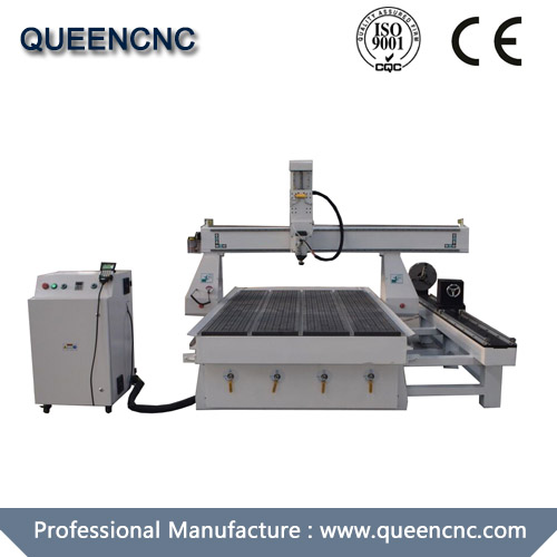 QN1325 cnc router with rotary